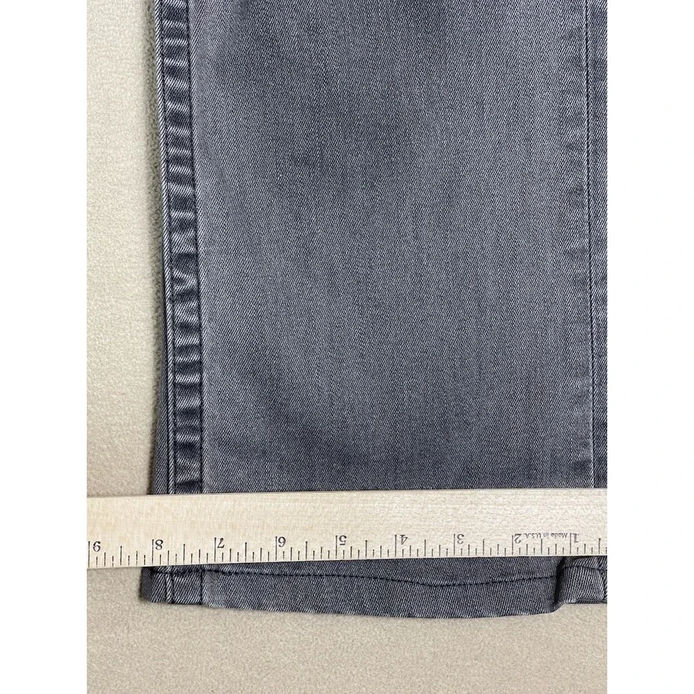 True Religion Jeans Mens 31 Straight Flap Gray Quilted Pockets EUC